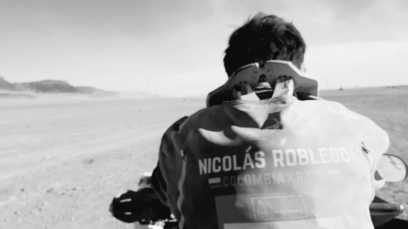 Nicolás Robledo en el Rally Dakar 2020