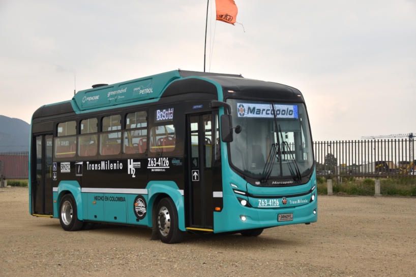 Marcopolo Superpolo lanza en el pais buses eléctricos y de hidrogeno