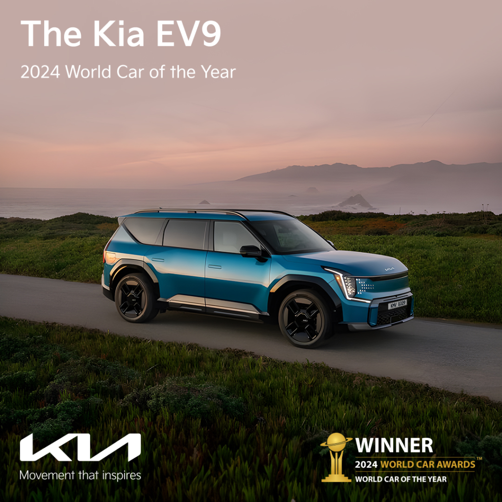 Kia EV9  ganador indiscutible en los World Car Awards 2024