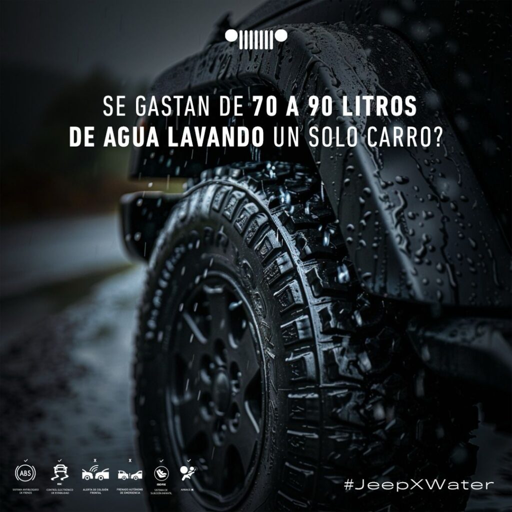 Únete a la campaña Jeep® x Water, cuidemos juntos el agua en Bogotá