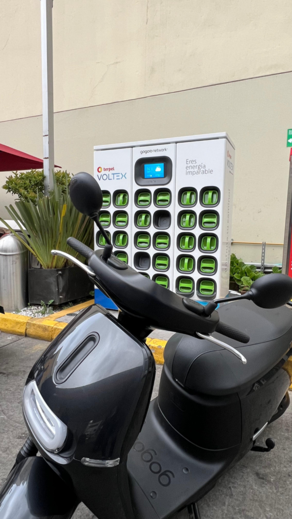 Gogoro sistema de intercambio de baterías para motos eléctricas