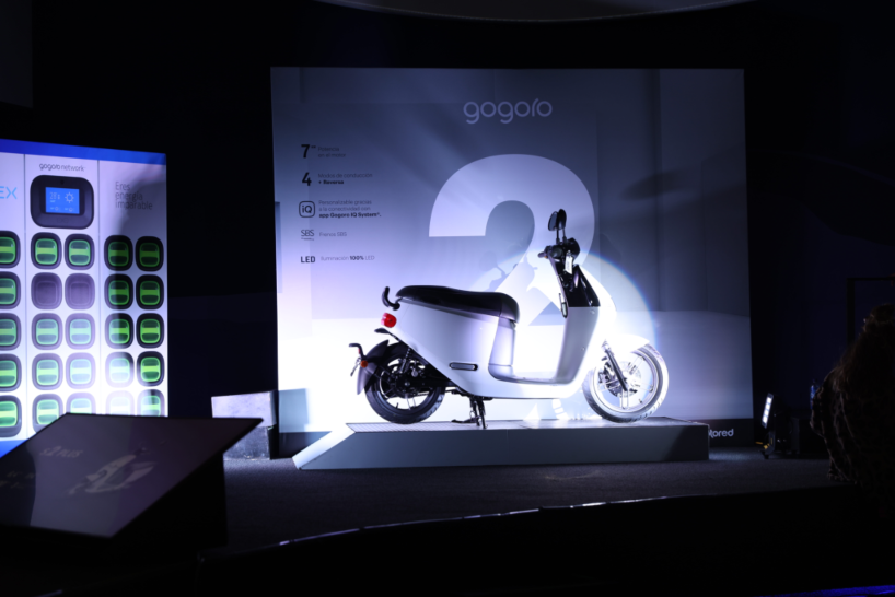 Gogoro sistema de intercambio de baterías para motos eléctricas