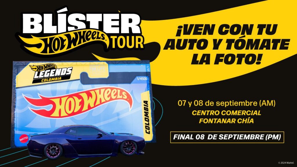 Hot Wheels Blister Tour 2024  buscando la leyenda en Colombia 