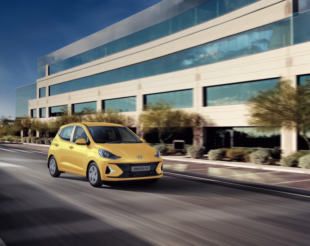 Hyundai taxi Grand i10 hatchback,  Un nuevo estándar en vehículos de servicio