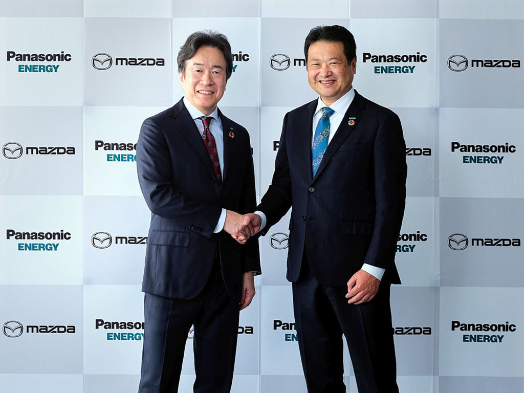 Mazda y Panasonic Energy comienzan su alianza para hacer baterías