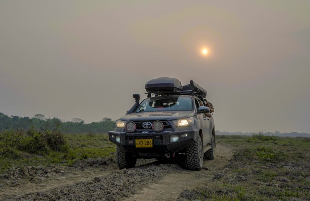 Toyota en Reto Aventura Orinoquia por los cocodrilos