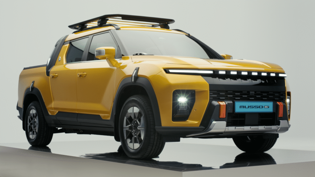 Llega a Colombia la nueva Musso EV: la primera pick-up eléctrica de KGM