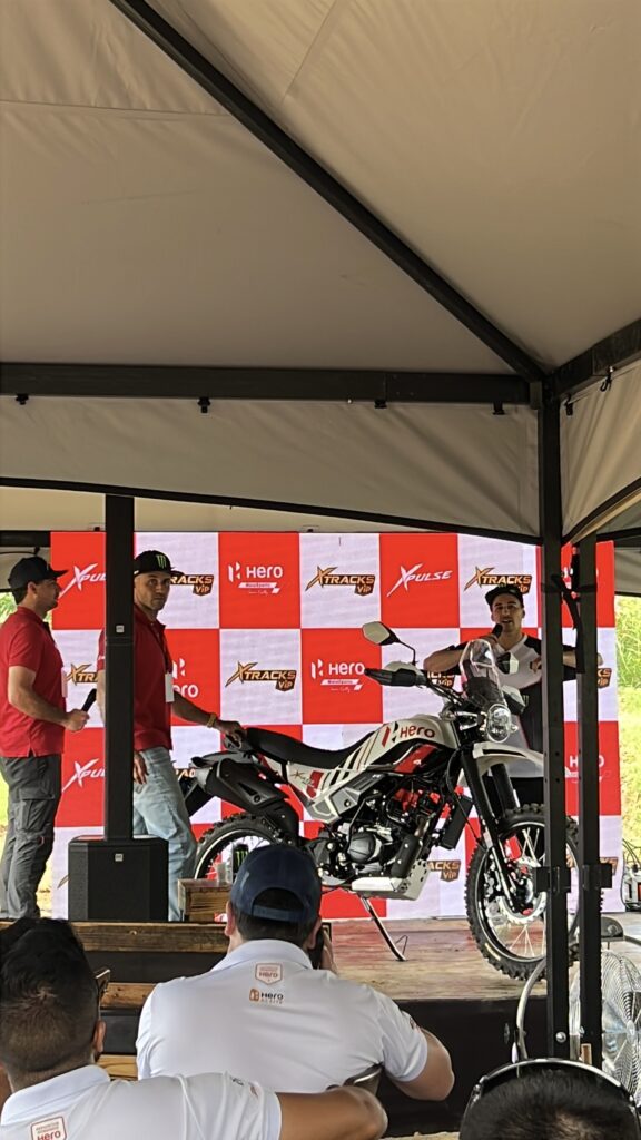 Hero motos Colombia presentó en Pereira X- tracks VIP con su piloto Nacho Cornejo