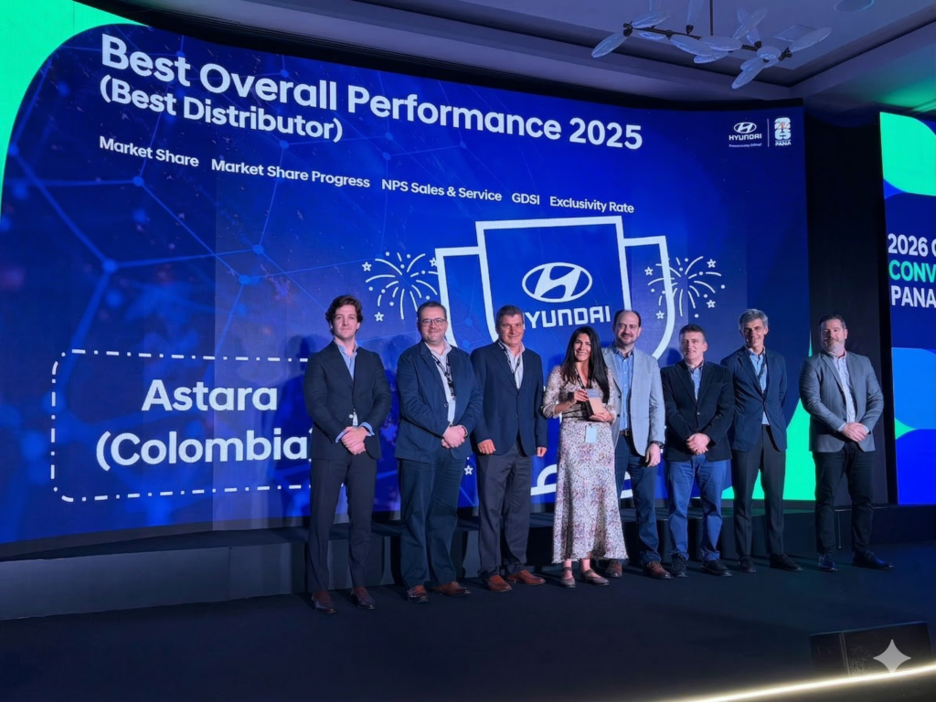 Hyundai Colombia es reconocida como el mejor mercado de la región en 2025