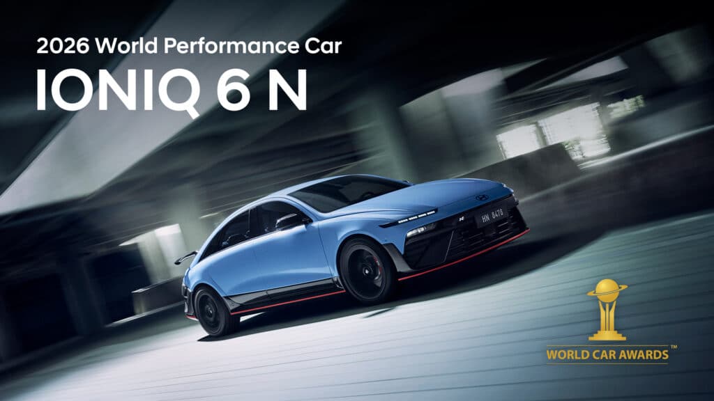 Hyundai IONIQ 6 N es elegido World Performance Car 2026
