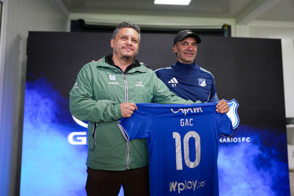 GAC motor y Millonarios FC una fuerte alianza este 2026