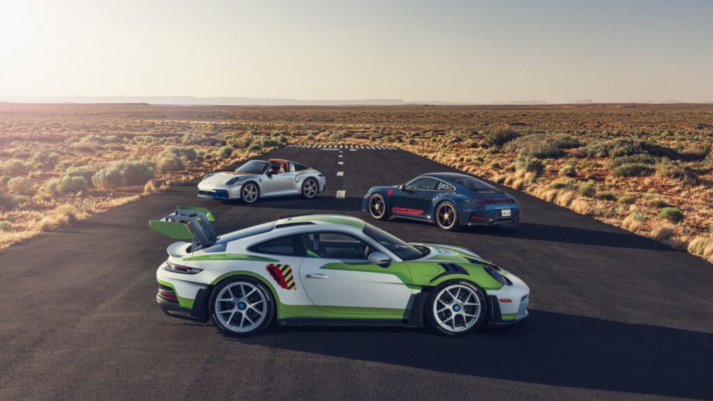 Porsche transforma el 911 en homenaje a Toy Story 5 con tres modelos únicos que serán subastados con fines benéficos