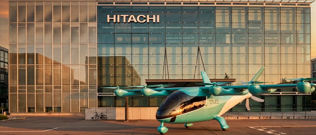 Hitachi Energy y Eve Air Mobility avanzan en la infraestructura eléctrica para impulsar la movilidad aérea urbana
